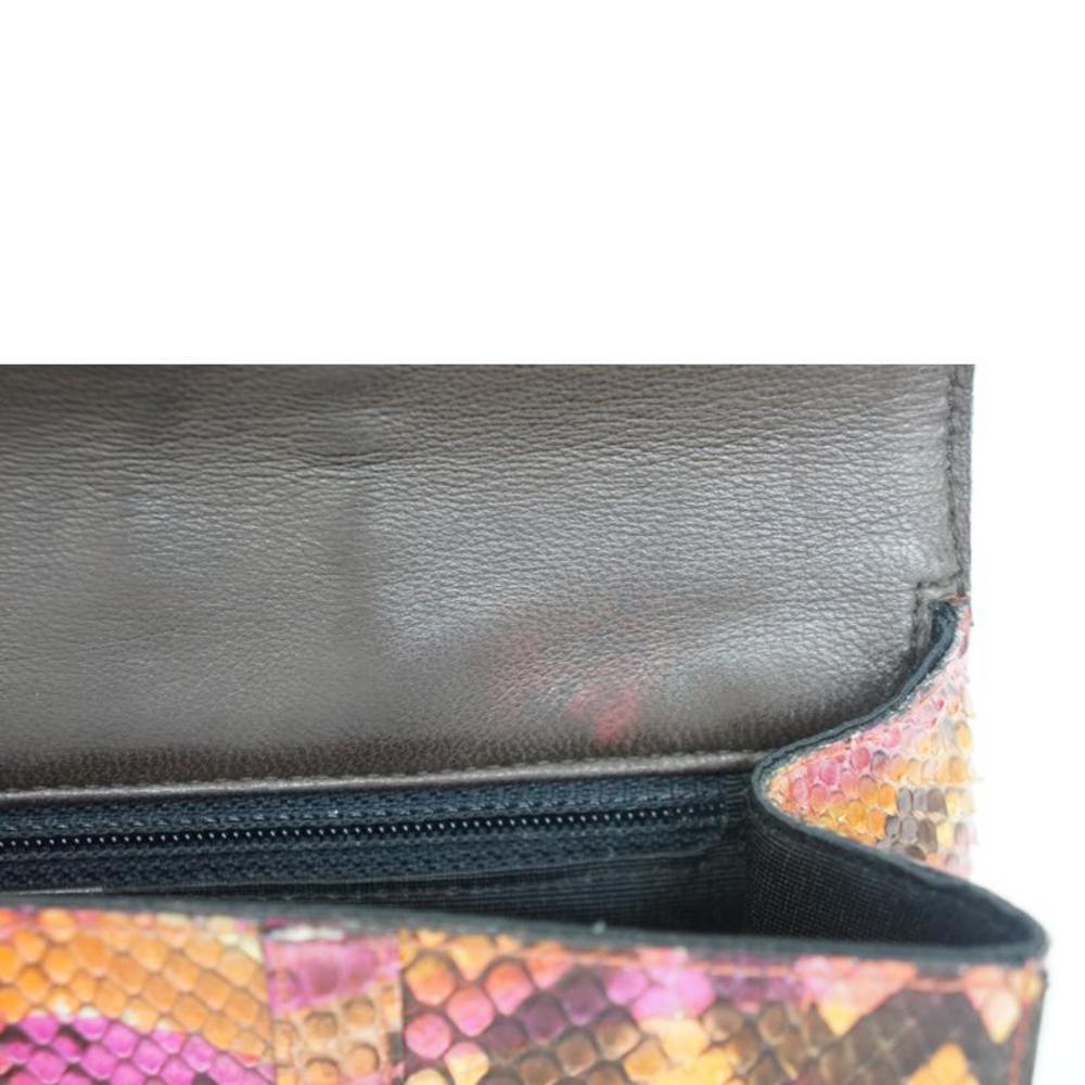 Chanel Handbag Python Flap Black - Picture 9 of 9